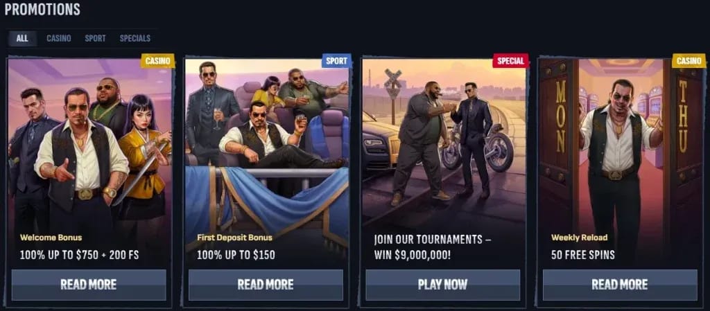 Spannende Mafia Casino Bonusaktionen